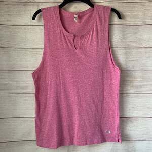 Under Armour Pink Sleeveless Shirt or Tank Top Athletic Active Size L